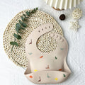 Baby Feeding Bib – Silicone, Waterproof, Food-Grade with Catcher Pocket for Mealtime